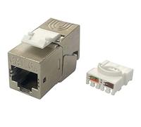 Techly Professional 366471 Frutto Keystone RJ45 Cat.6A Slim STP Tool Free 14.06mm Silver