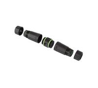 Techly Professional 367812 Connettore Slim Cat.6 RJ45 Impermeabile IP68 Nero