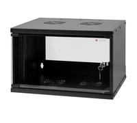 Techly Professional 368574 Armadio Rack 19" a Muro 9U Prof. 320 Nero Assemblato Nero
