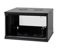 Techly Professional Armadio Rack 19'' a Muro 9U prof. 450 Nero Assemblato