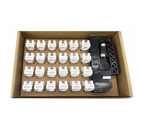 Techly Professional Kit 24 Frutti Cat.6 UTP 90° Keystone con Pinza Crimpatrice