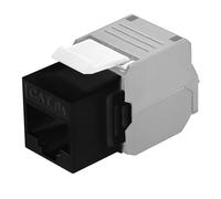 Techly Professional 369854 Frutto Keystone RJ45 Cat.6A UTP Tool-Free Nero Grigio Nero/Grigio