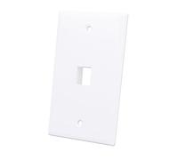 Techly Professional 620256 Placca Porta Frutti 1 Posto MOD.503 Bianco Bianco