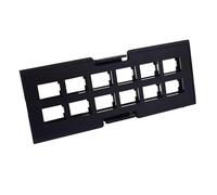 Pannello Adattatore 12 Porte SC/LC Fibra Ottica per Pannello Patch - Techly Professional I-CASE FO-48ADP-SCLC