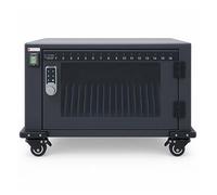 Techly Professional 621970 Carrello Stazione di Ricarica Ventilato per 16 Dispositivi USB-C™ Nero