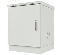 Techly Professional 623417 Armadio Rack 19" a Pavimento 12U Grigio IP66 Doppia Porta Cieca Prof. 600 mm Grigio