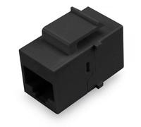 Techly Professional 364064 Accoppiatore Keystone RJ45 F/F Cat.5E UTP Nero Nero