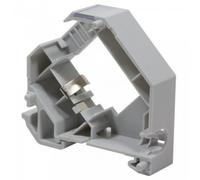 Techly Professional 361674 Adattatore Keystone RJ45 per Barra DIN espandibile in Plastica con Messa a Terra Grigio