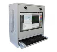 Techly Professional Armadio di sicurezza per PC, monitor LCD e tastiera Grigio