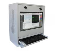 Techly Professional Armadio di sicurezza per PC, monitor LCD e tastiera Grigio
