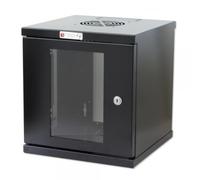 Techly Professional Armadio Rack 10'' a muro 6 unità Nero