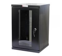 Techly Professional Armadio Rack 10'' a muro 9 unità Nero