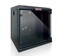 Techly Professional Armadio Rack 362350 10'' a muro 9 unità Pannelli asportabili Nero