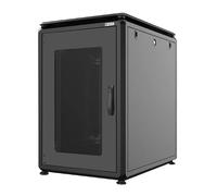 TECHLY PROFESSIONAL Armadio rack 19" 600x800 16 unità nero serie Evolution con struttura robusta porte reversibili e ventilazione pagoda per server e periferiche di rete