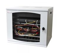 Techly Professional Armadio Rack 19'' a muro 10 unità sezione unica prof. 500mm