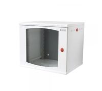 Techly Professional 108934 Armadio Rack 19" a Muro 13 unità Sezione Unica Prof. 600mm Bianco Bianco