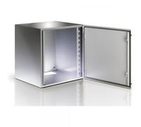 Techly Professional Armadio Rack 19'' a muro 13U grigio IP65 porta cieca prof. 4