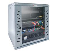 Techly Professional Armadio Rack 19'' a Muro 15 Unità P.450 mm Flat Pack Grigio