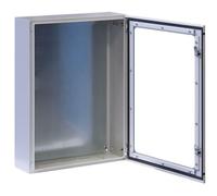 Techly Professional Armadio Rack 19'' a muro 17U grigio IP65 porta vetro prof. 2