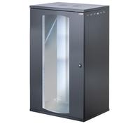 Techly Professional Armadio Rack 19'' a Muro 22U P 600mm L 800mm Porta Vetro Ner