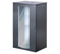 Techly Professional Armadio Rack 19'' a Muro 22U P 600mm L 800mm Porta Vetro Ner