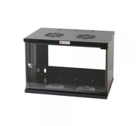 Techly Professional Armadio Rack 19'' a Muro 6U prof. 450 Nero Assemblato