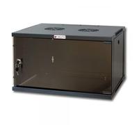 Armadio Rack 19'' a Muro 6U prof. 450 Nero Assemblato