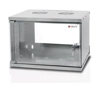 Armadio Rack 19'' a Muro 9U prof. 320 Grigio Assemblato