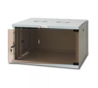 Techly Armadio Rack 19'' 101553 a muro 9U prof. 450 Grigio assemblato