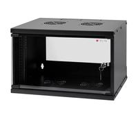 Techly Professional Armadio Rack 19'' a Muro 9U prof. 450 Nero Assemblato