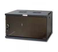 Techly Professional Armadio Rack 19'' a Muro 9U prof. 450 Nero Assemblato