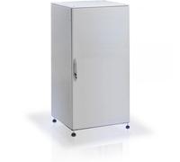 Armadio rack 19'' a pavimento 25U grigio IP55 porta cieca prof. 800 mm