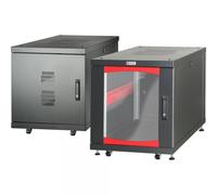 Techly Professional Armadio Server Rack 19'' 600x800 12 Unità Nero da sotto-scrivania