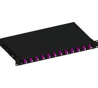 Techly Professional Cassetto Ottico 19'' Scorrevole con 12 Bussole LC Duplex Mul