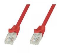 Techly Professional Cavo di rete Patch in CCA Cat.5E Rosso UTP 1m