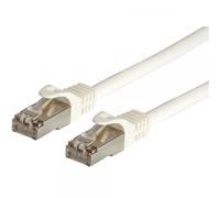 Techly Professional Cavo di rete Patch in CCA Schermato Cat. 6 Bianco F/UTP 2 m