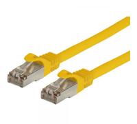 Techly Professional Cavo di rete Patch in CCA Schermato Cat. 6 Giallo F/UTP 5m B