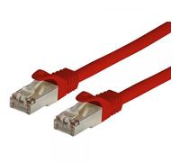 Techly Professional Cavo di rete Patch in CCA Schermato Cat. 6 Rosso F/UTP 2 m B