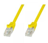 Techly Professional Cavo di Rete Patch in Rame Cat.6 Giallo UTP 0,5m
