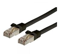Techly Professional Cavo di Rete Patch in Rame Cat. 6A SFTP LSZH 15 m Nero