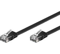 Techly Professional Cavo di Rete Patch Piatto in Rame Cat.6 Nero UTP 10m