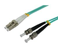 Techly Professional Cavo Fibra Ottica Multimodale OM3 ST/LC 50/125 1 m
