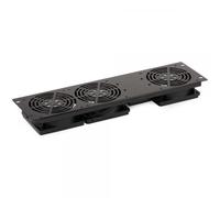 Techly Professional Gruppo di 3 Ventole a Soffitto per Rack 19'' per Audio Video