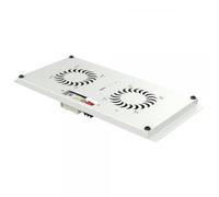 Techly Professional Kit di Ventilazione a Soffitto per Rack 19'' IP55 2 Ventole