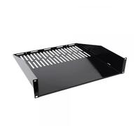 Techly Professional Mensola per armadio rack 2 U 028399 Audio Video Nero