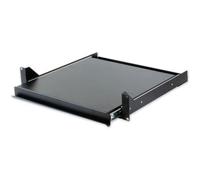 Techly Professional Mensola Estraibile per Rack Porta Tastiera 2U Nera