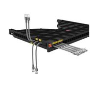 Techly Professional Mensola Gestione Cavi su Rack 19'' 24 Porte P.1000 mm