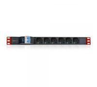 Techly Professional Multipresa per rack 19'' 6 posti con magnetotermico 1 U