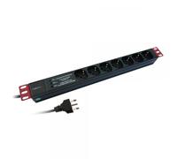 Techly Professional Multipresa 7 Posti da Rack 19'' con Filtro di Protezione 3 L