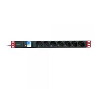 Techly Professional Multipresa 7 Posti da Rack 19'' con Protezione da Dispersion